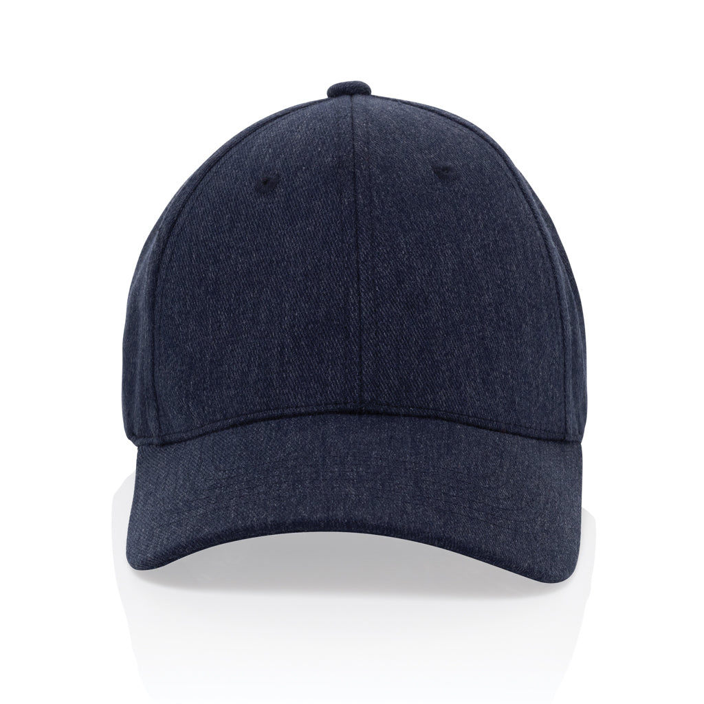 Milo AWARE™ recycled heather 6 paneel cap 200gr