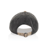 BEAU AWARE™ Washed 6 panel 270gsm cotton twill two tone cap