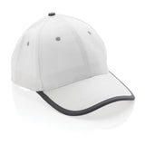 Impact AWARE™ 6 panel 280gr recycled katoen cap met bies