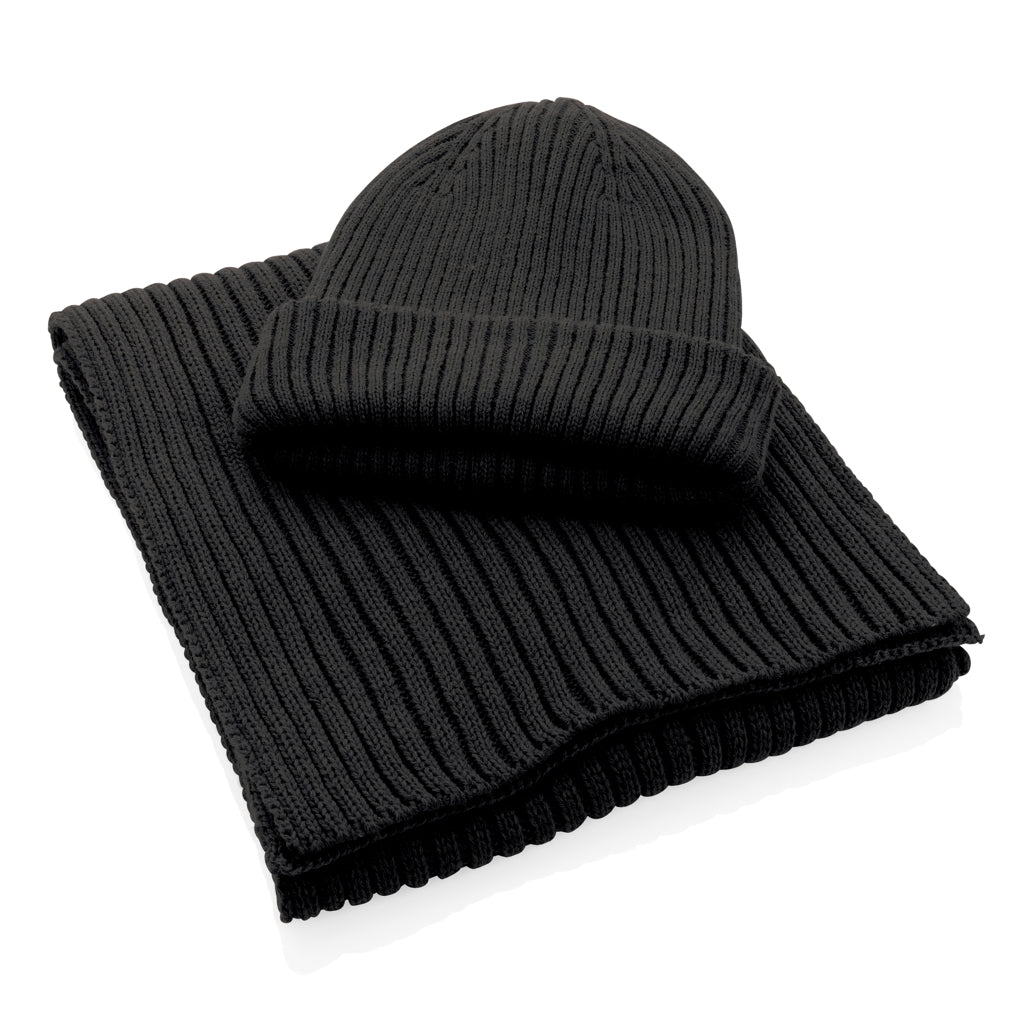 Impact AWARE™ Polylana® dubbel gebreide sjaal 180x25cm