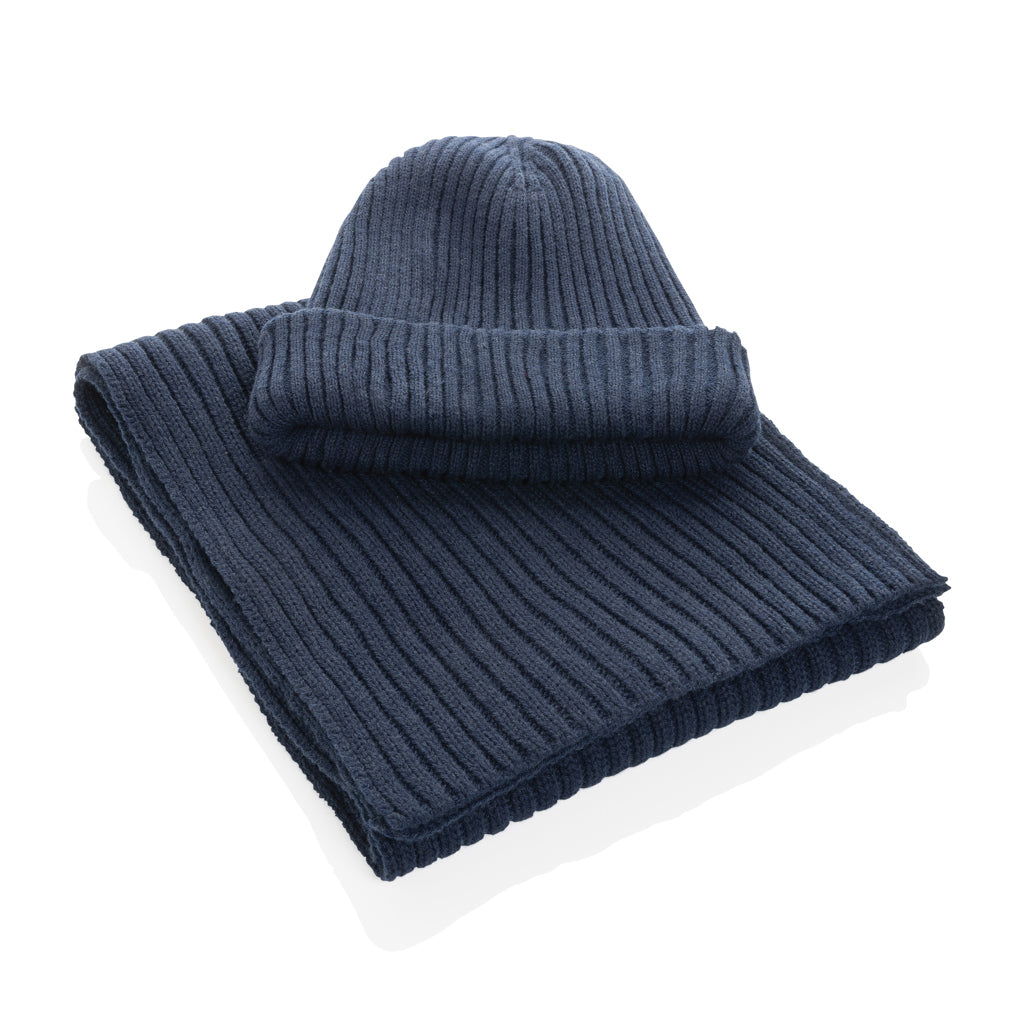 Impact AWARE™ Polylana® dubbel gebreide sjaal 180x25cm