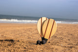 Houten frescobol tennis set