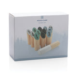 Houten werp set