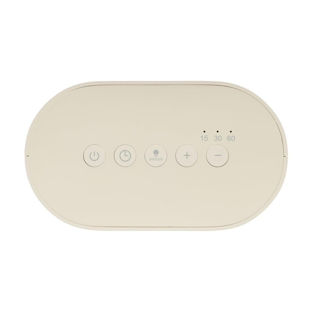 LumaRise RCS gerecycled plastic wekker met witte ruis