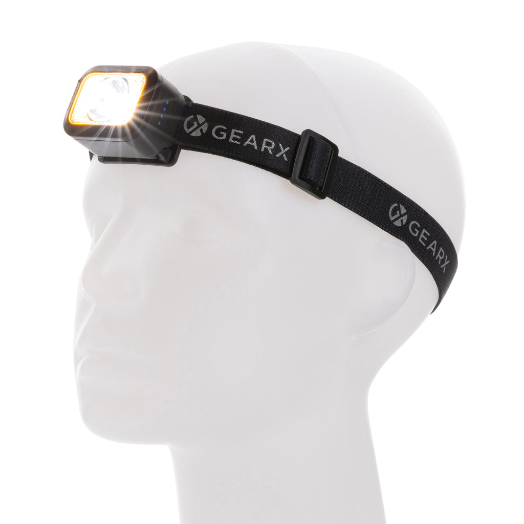 Gear X RCS replastic heavy duty oplaadbare hoofdlamp