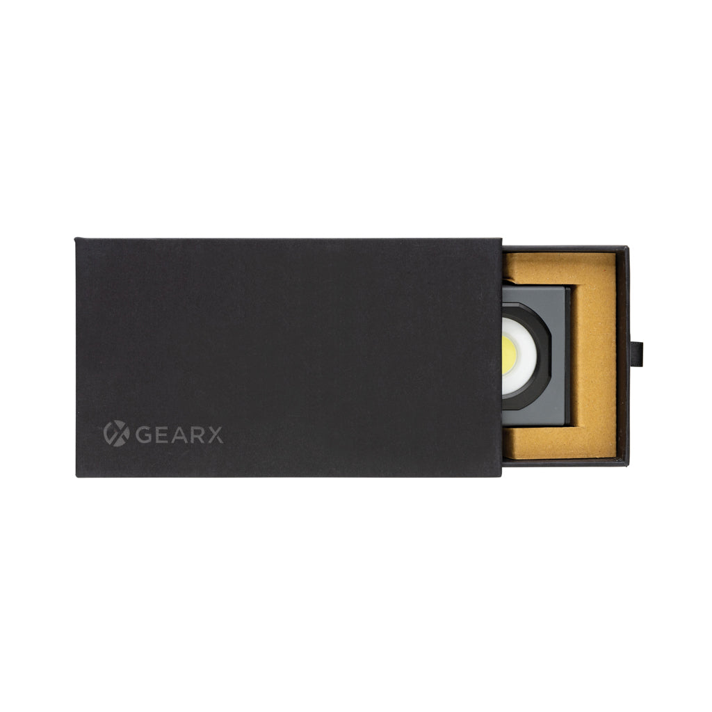 Gear X RCS rplastic USB-oplaadbaar zakformaat werklamp