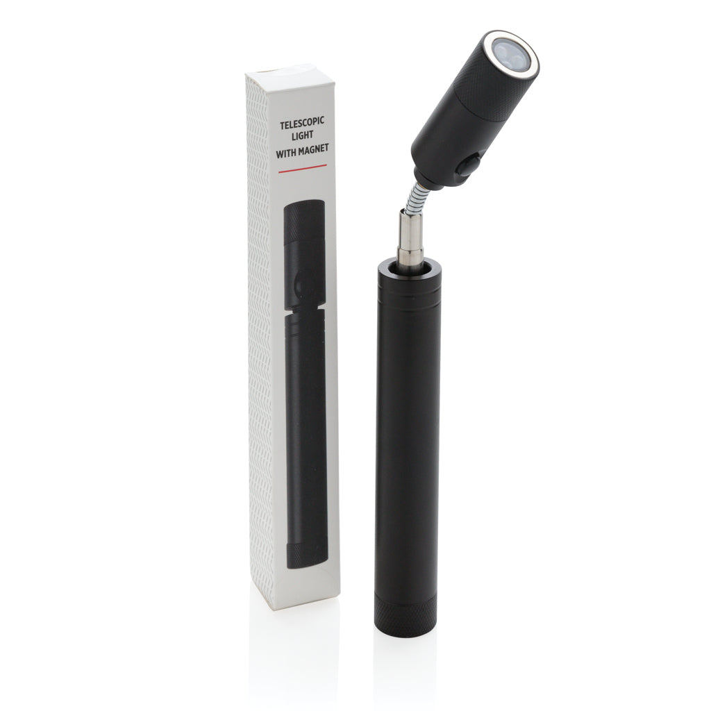 Uitschuifbare zaklamp met magneet