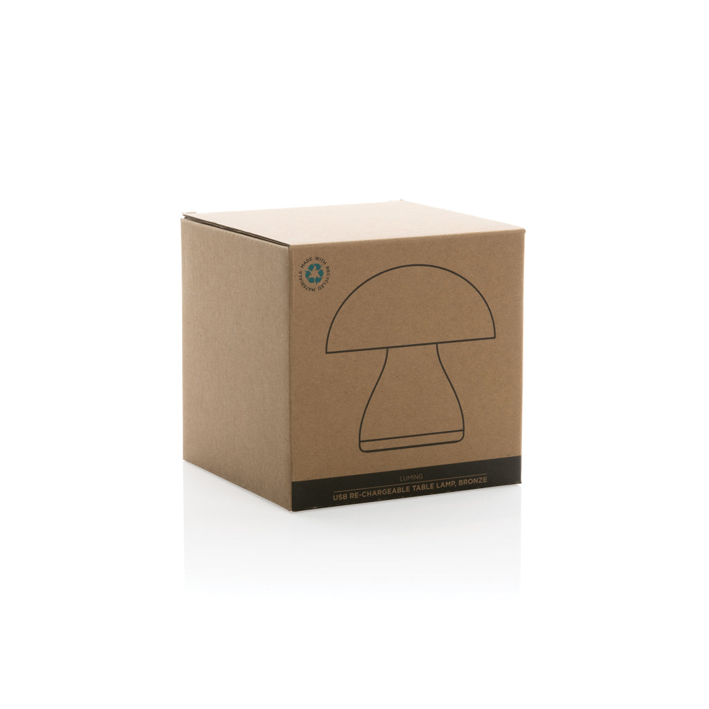 Luming RCS gerecycled plastic USB-oplaadbare tafellamp