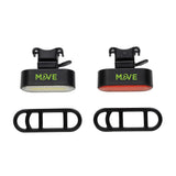 Lumino RCS rplastic USB-oplaadbare fietslamp set