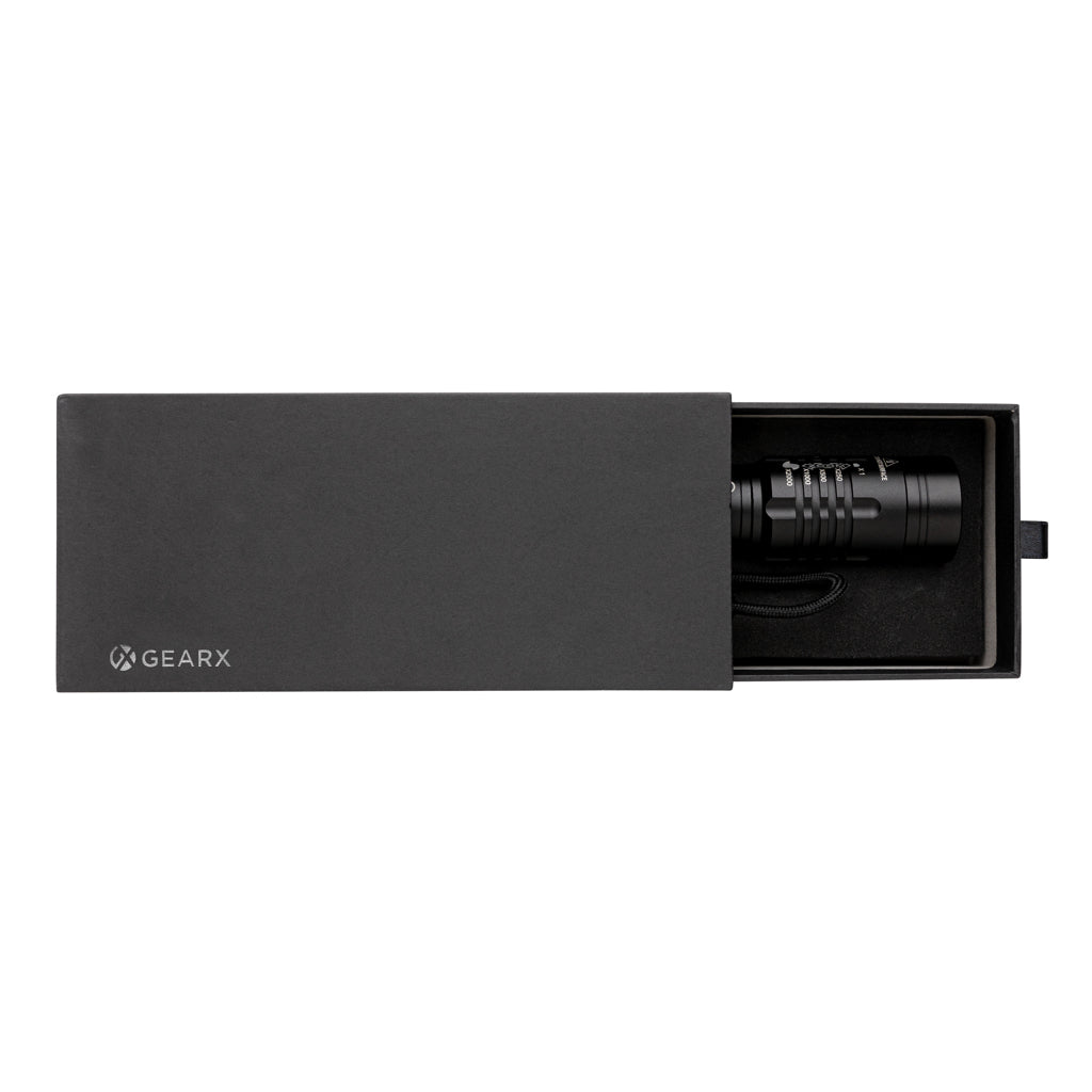 Gear X USB oplaadbare zaklamp