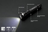 Gear X RCS gerecycled aluminium USB-oplaadbare zaklamp large