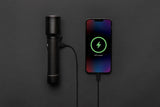 RCS gerecycled aluminium heavy duty USB-oplaadbare zaklamp