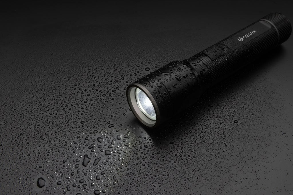 RCS gerecycled aluminium heavy duty USB-oplaadbare zaklamp