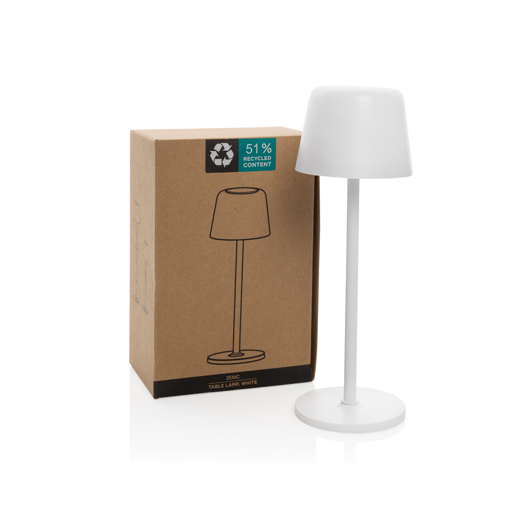 Zenic RCS gerecyclede plastic USB oplaadbare tafellamp