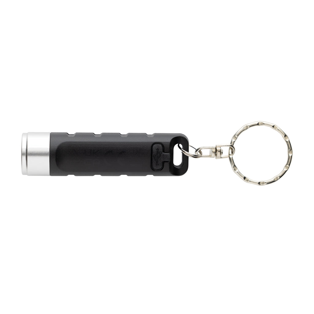 Globix RCS gerecycled plastic USB oplaadbare zaklamp