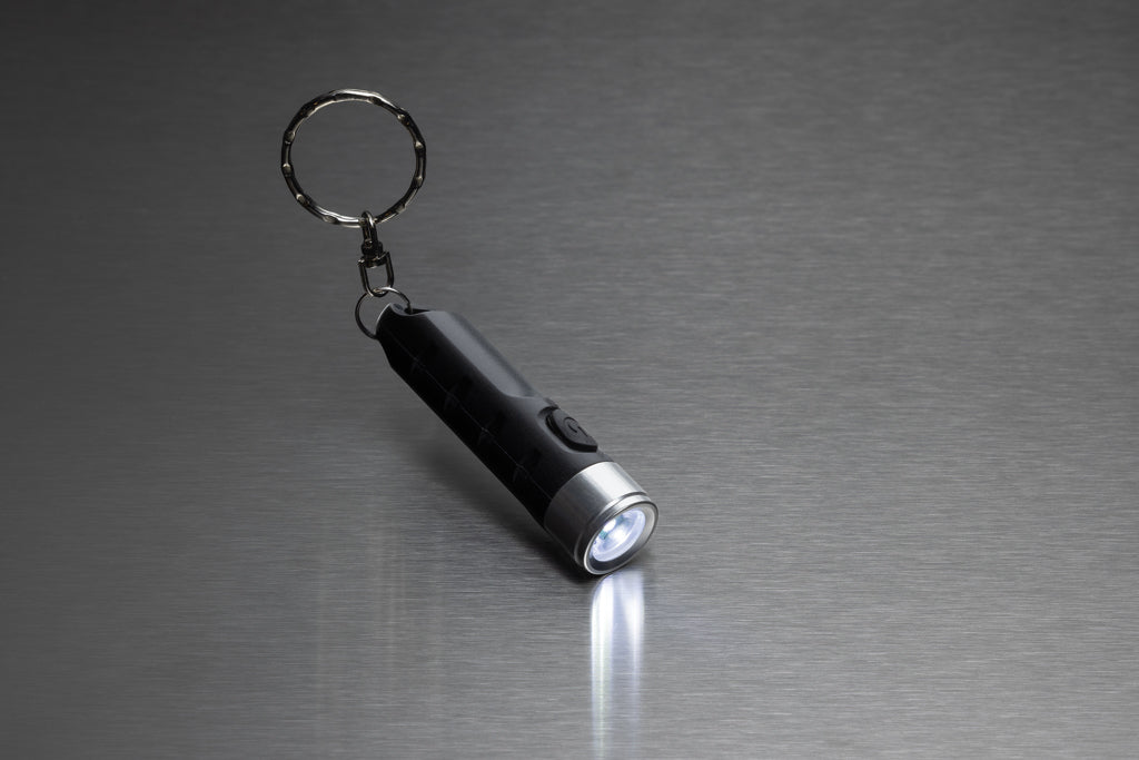 Globix RCS gerecycled plastic USB oplaadbare zaklamp