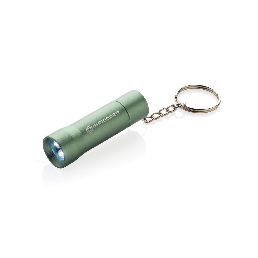 Flash RCS gerecycled aluminium sleutelhanger zaklamp