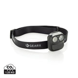 Gear X RCS recycled plastic hoofd lamp met motion sensor