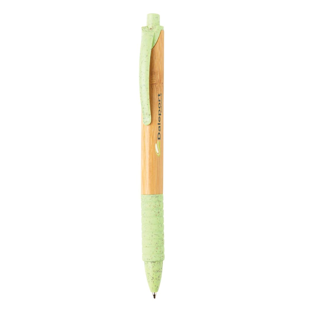 Bamboe & tarwestro pen