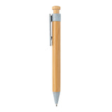 Bamboe pen met tarwestro clip