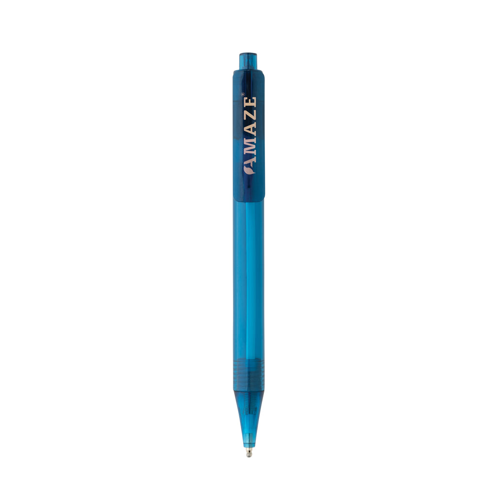 GRS RPET X8 transparante pen