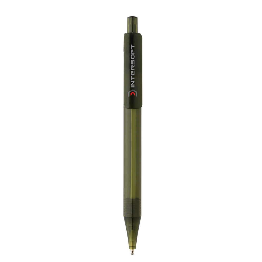 GRS RPET X8 transparante pen