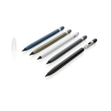 Aluminium inktloze pen met gum