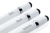 Aluminium inktloze pen met gum
