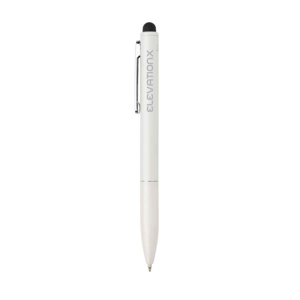 Kymi RCS-gecertificeerde gerecycled aluminium pen met stylus