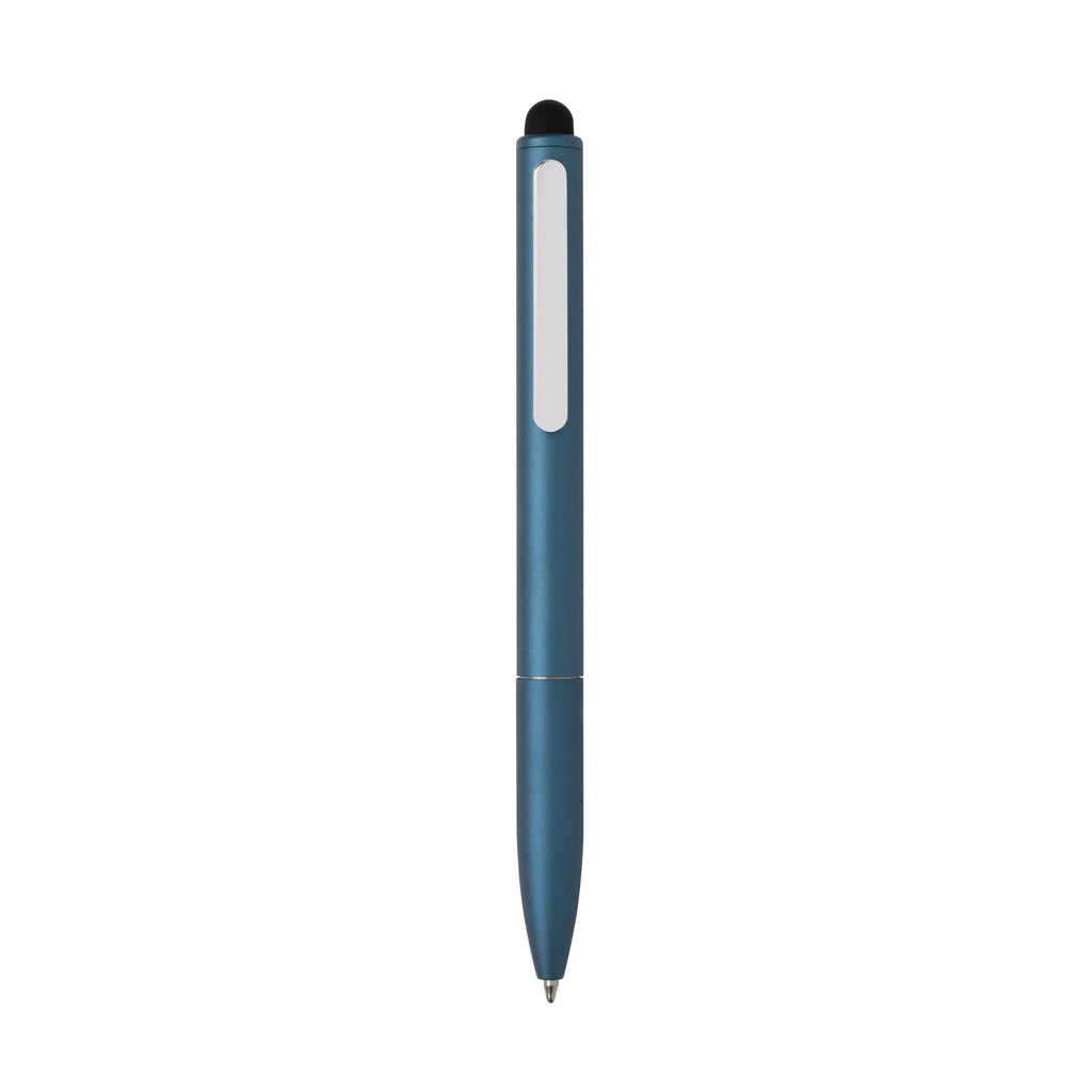Kymi RCS-gecertificeerde gerecycled aluminium pen met stylus