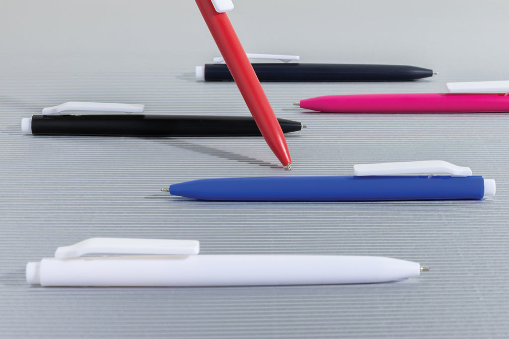 Vibe GRS certified R-ABS pen met ultra vloeiende inkt