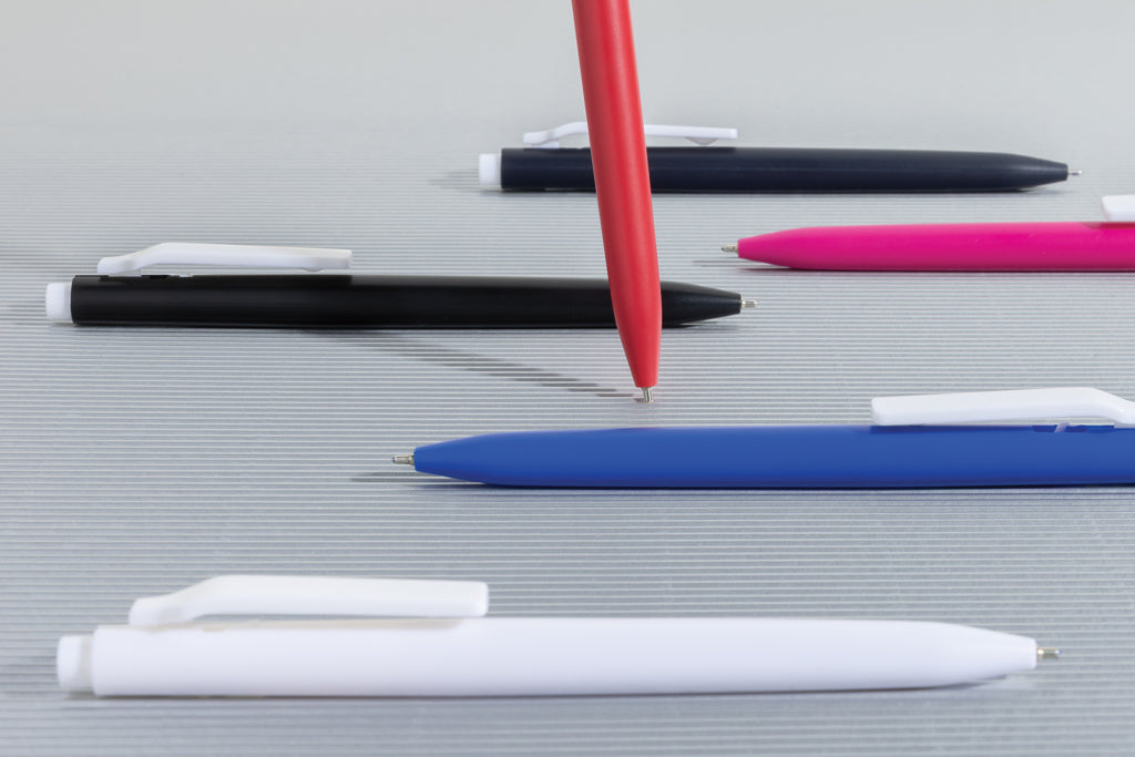 Vibe GRS certified R-ABS pen met ultra vloeiende inkt