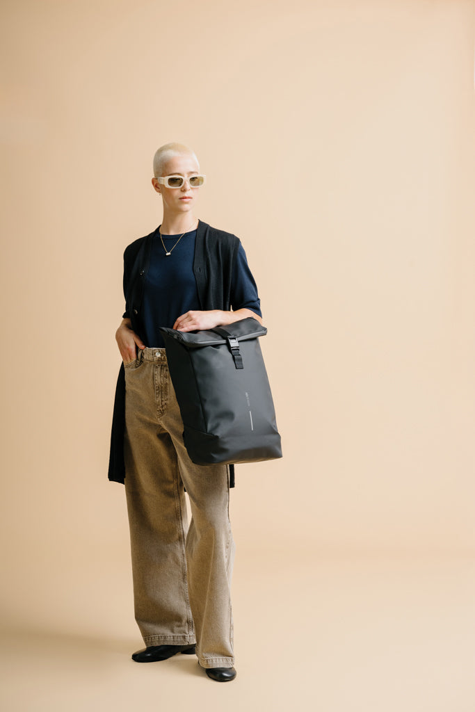 Urban waterbestendige flap-top rugzak