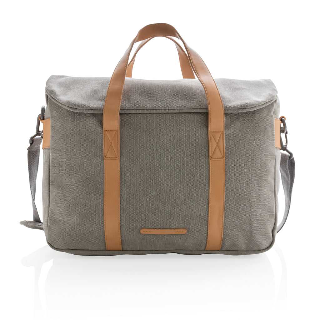Canvas laptop tas PVC vrij