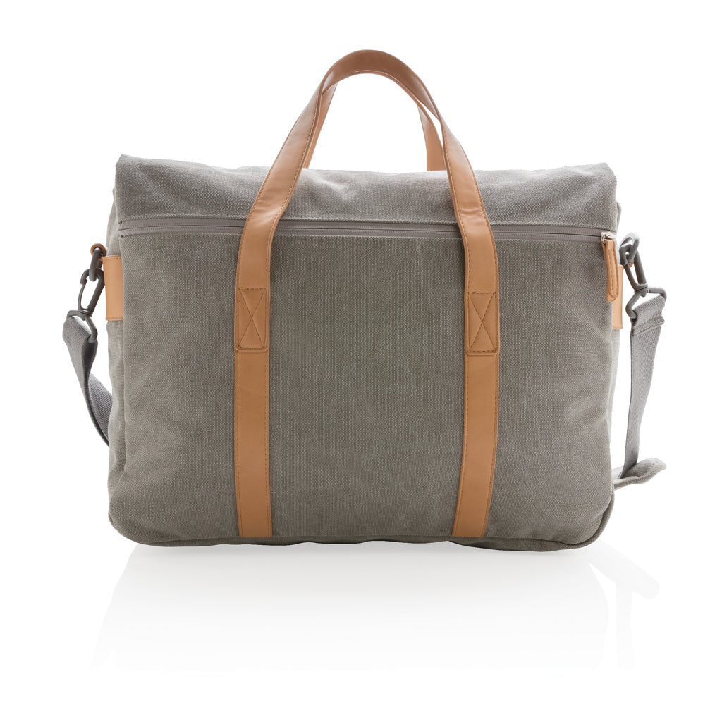 Canvas laptop tas PVC vrij