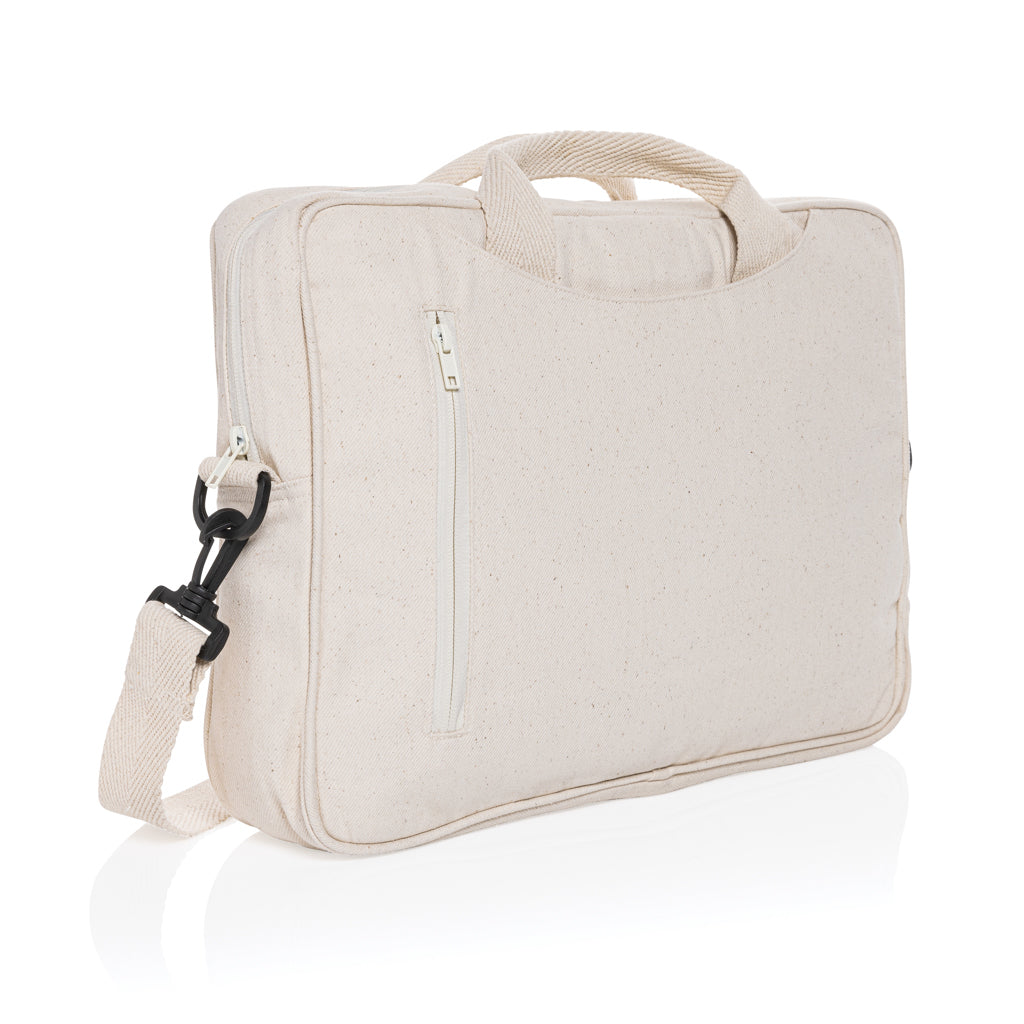 Laluka AWARE™ gerecyclede katoenen 15,4 inch laptoptas