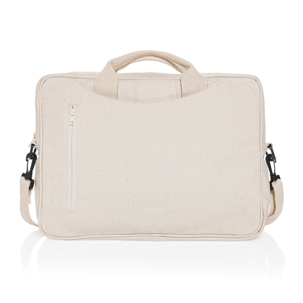 Laluka AWARE™ gerecyclede katoenen 15,4 inch laptoptas