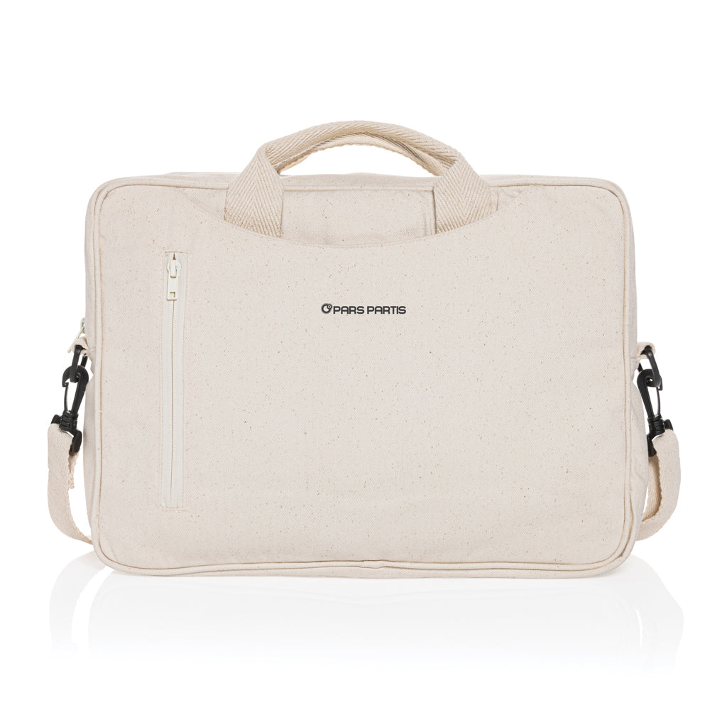 Laluka AWARE™ gerecyclede katoenen 15,4 inch laptoptas