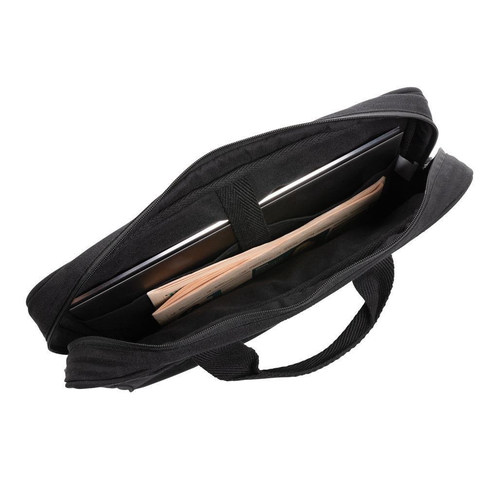Laluka AWARE™ gerecyclede katoenen 15,4 inch laptoptas
