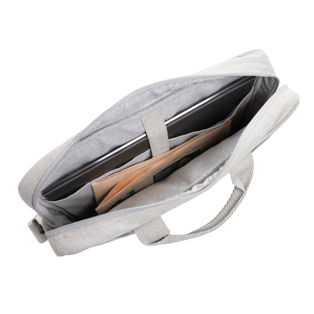 Laluka AWARE™ gerecyclede katoenen 15,4 inch laptoptas