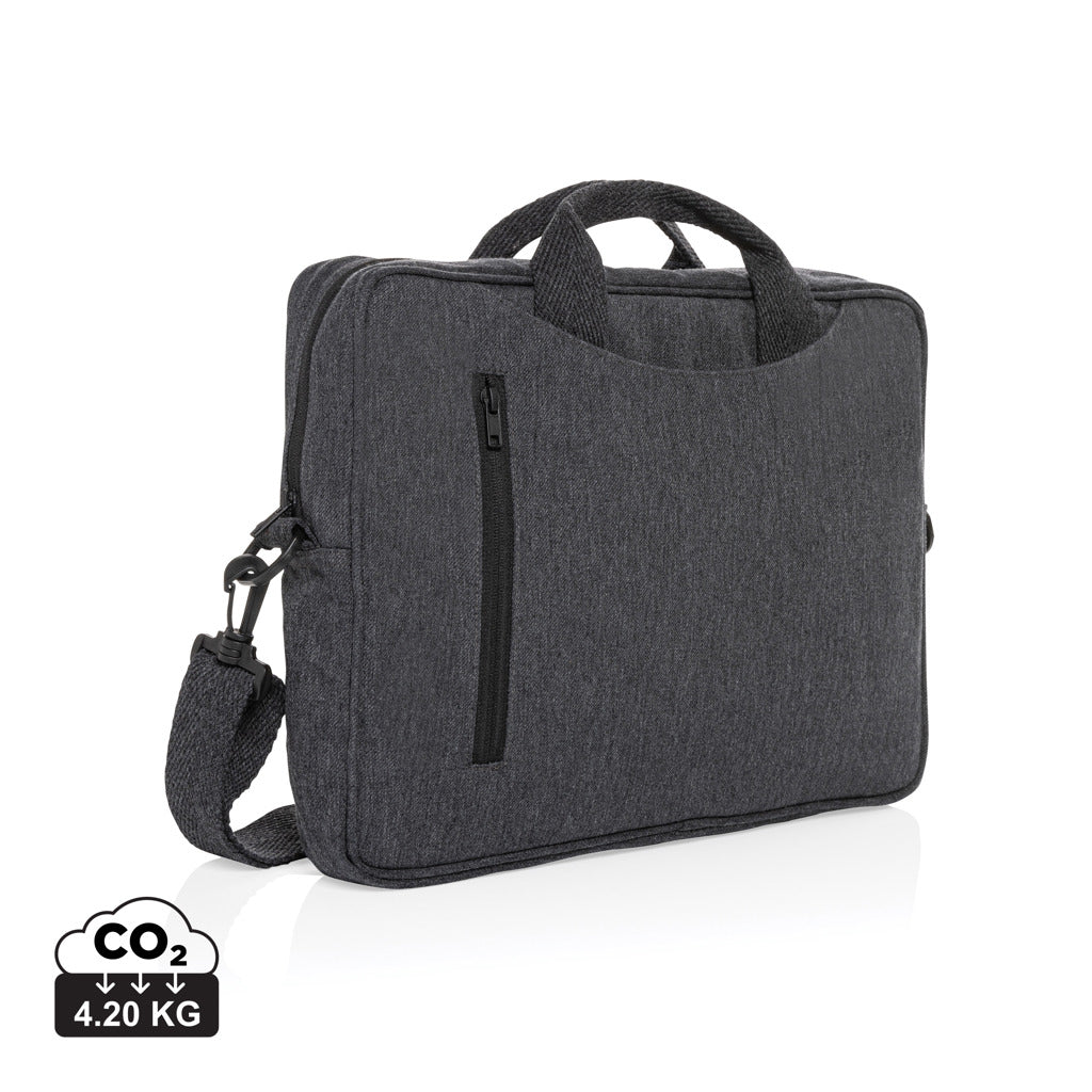 Laluka AWARE™ gerecyclede katoenen 15,4 inch laptoptas