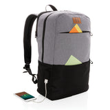 Modern 15.6" USB & RFID laptop rugzak PVC vrij