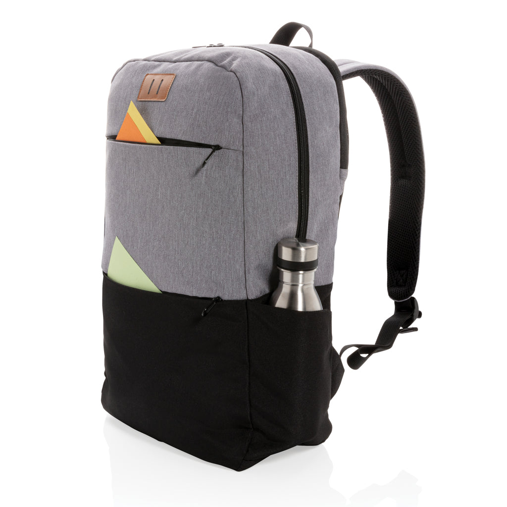 Modern 15.6" USB & RFID laptop rugzak PVC vrij