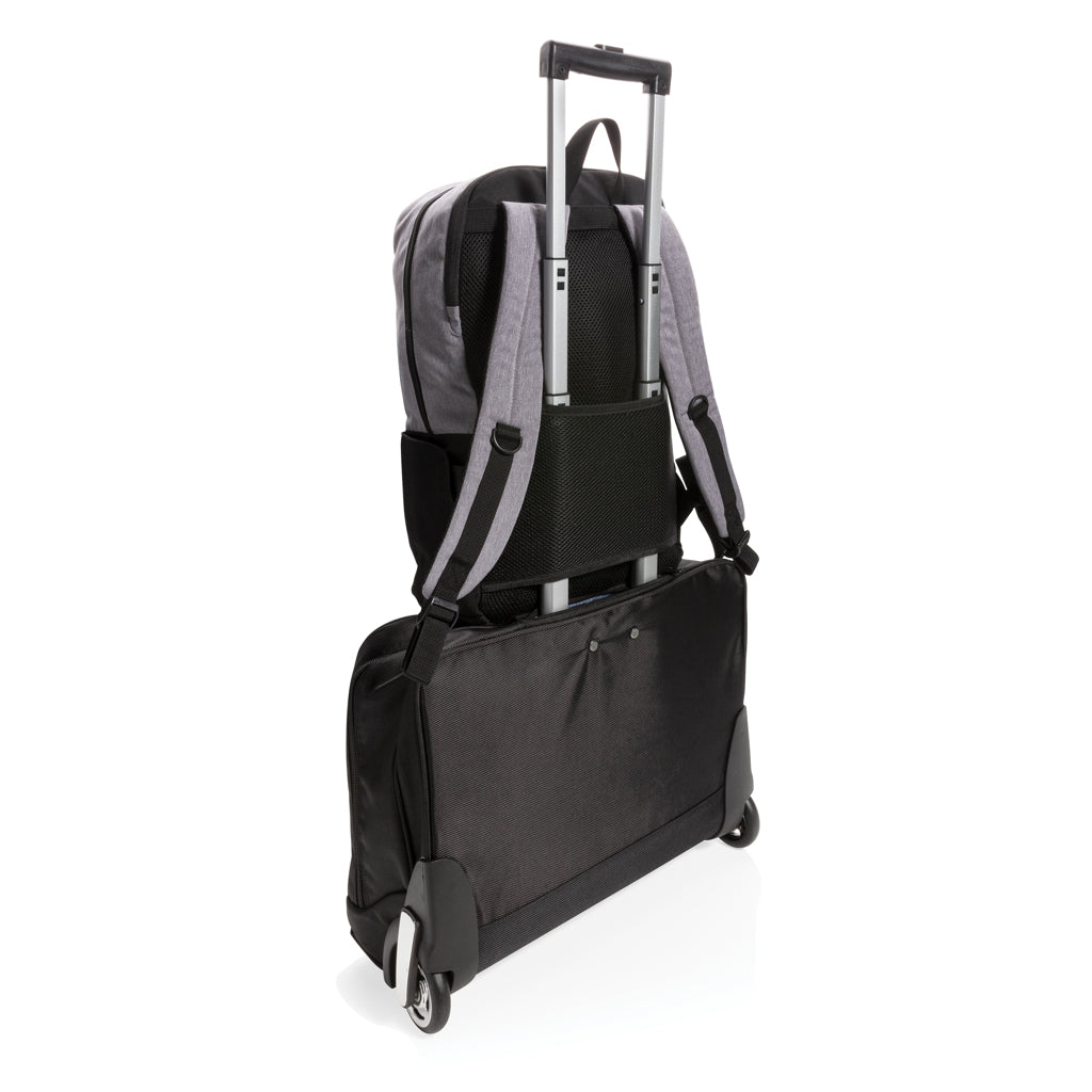 Modern 15.6" USB & RFID laptop rugzak PVC vrij