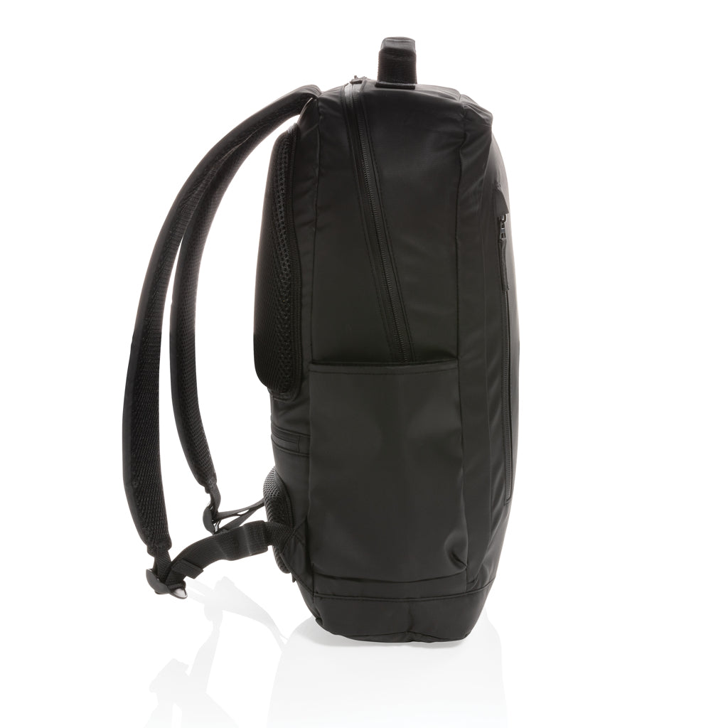 Fashion black PVC vrije 15.6" laptop rugtas