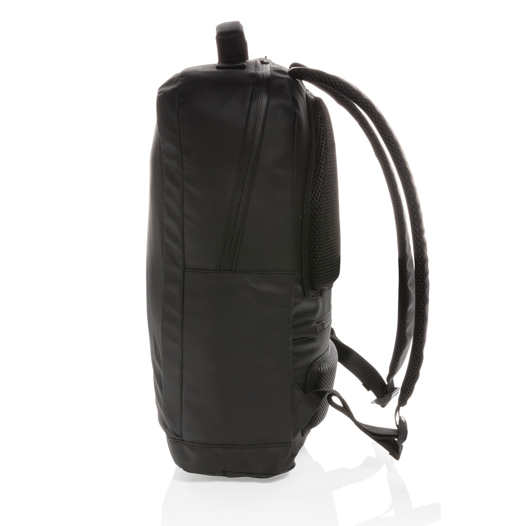 Fashion black PVC vrije 15.6" laptop rugtas