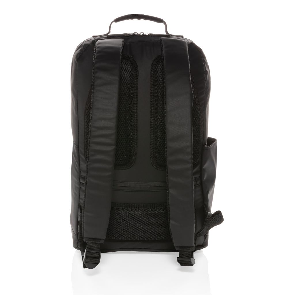 Fashion black PVC vrije 15.6" laptop rugtas
