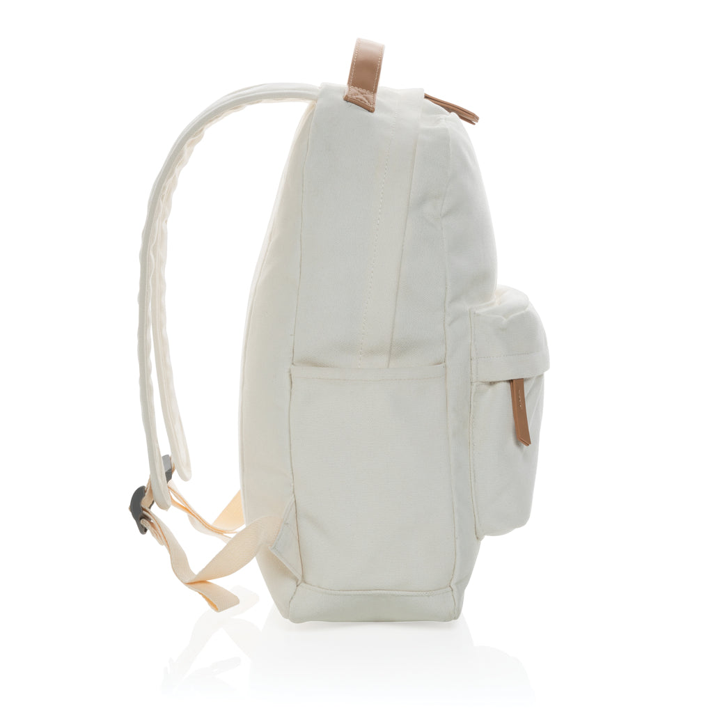 Impact AWARE™ 16 oz. recycled canvas laptop rugzak