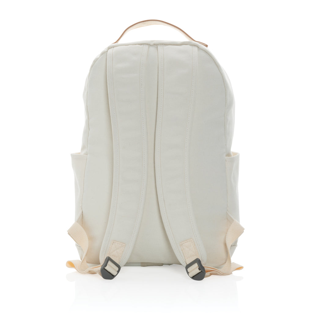 Impact AWARE™ 16 oz. recycled canvas laptop rugzak