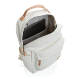 Impact AWARE™ 16 oz. recycled canvas laptop rugzak